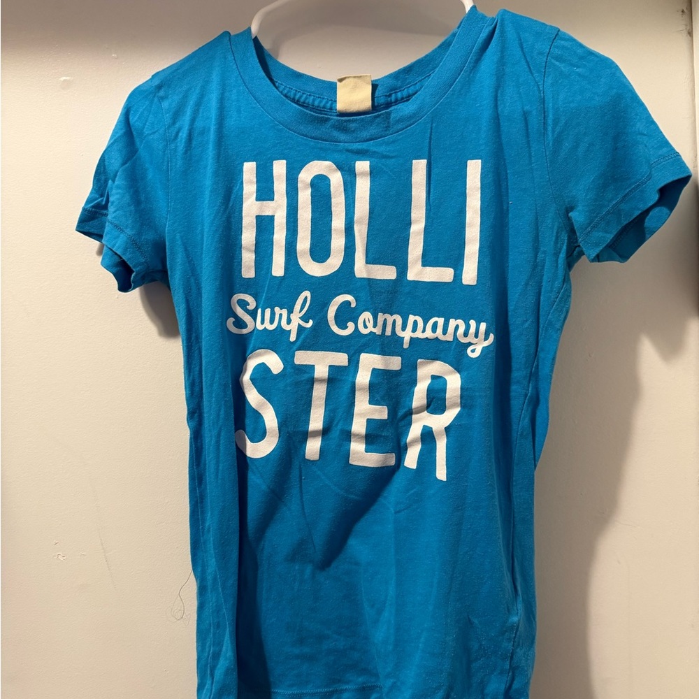 Hollister Blue Graphic Tee